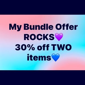 Check out My Awesome Bundle Deal! Everything I sell has only belonged to me.